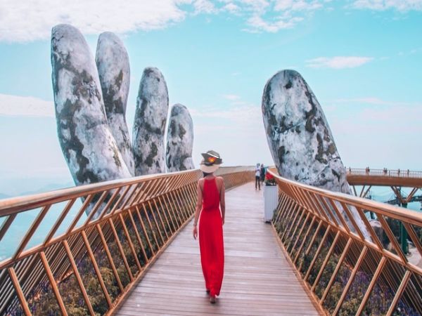Golden Hand Bridge Vietnam