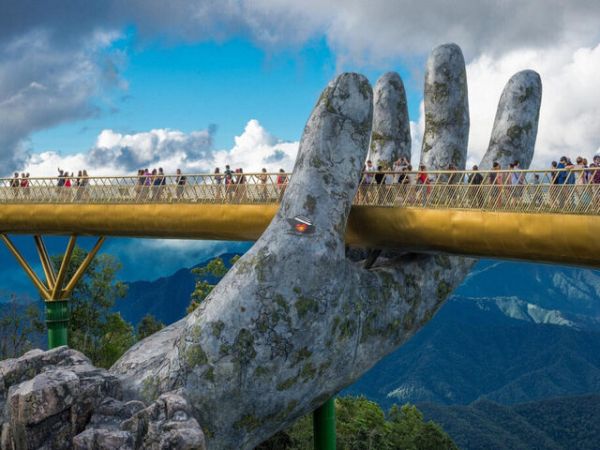 Golden Hand Bridge Vietnam
