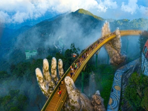 Golden Hand Bridge Vietnam