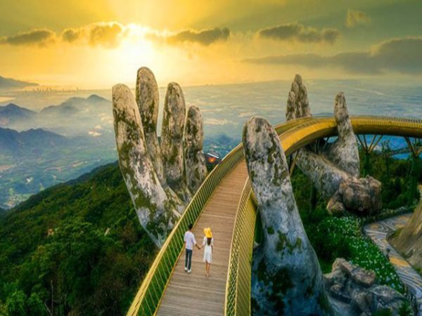 Golden Hand Bridge Vietnam