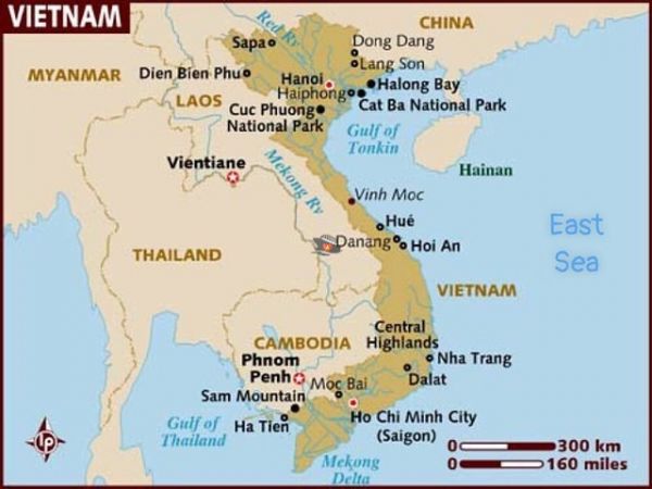 Map Of Vietnam