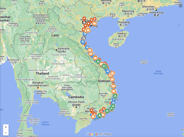Travel On The Coastal Roads In Vietnam